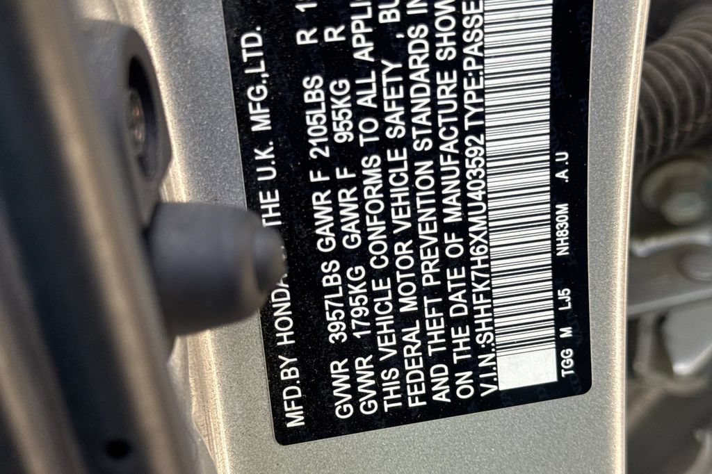 Used 2021 Honda Civic EX image 28