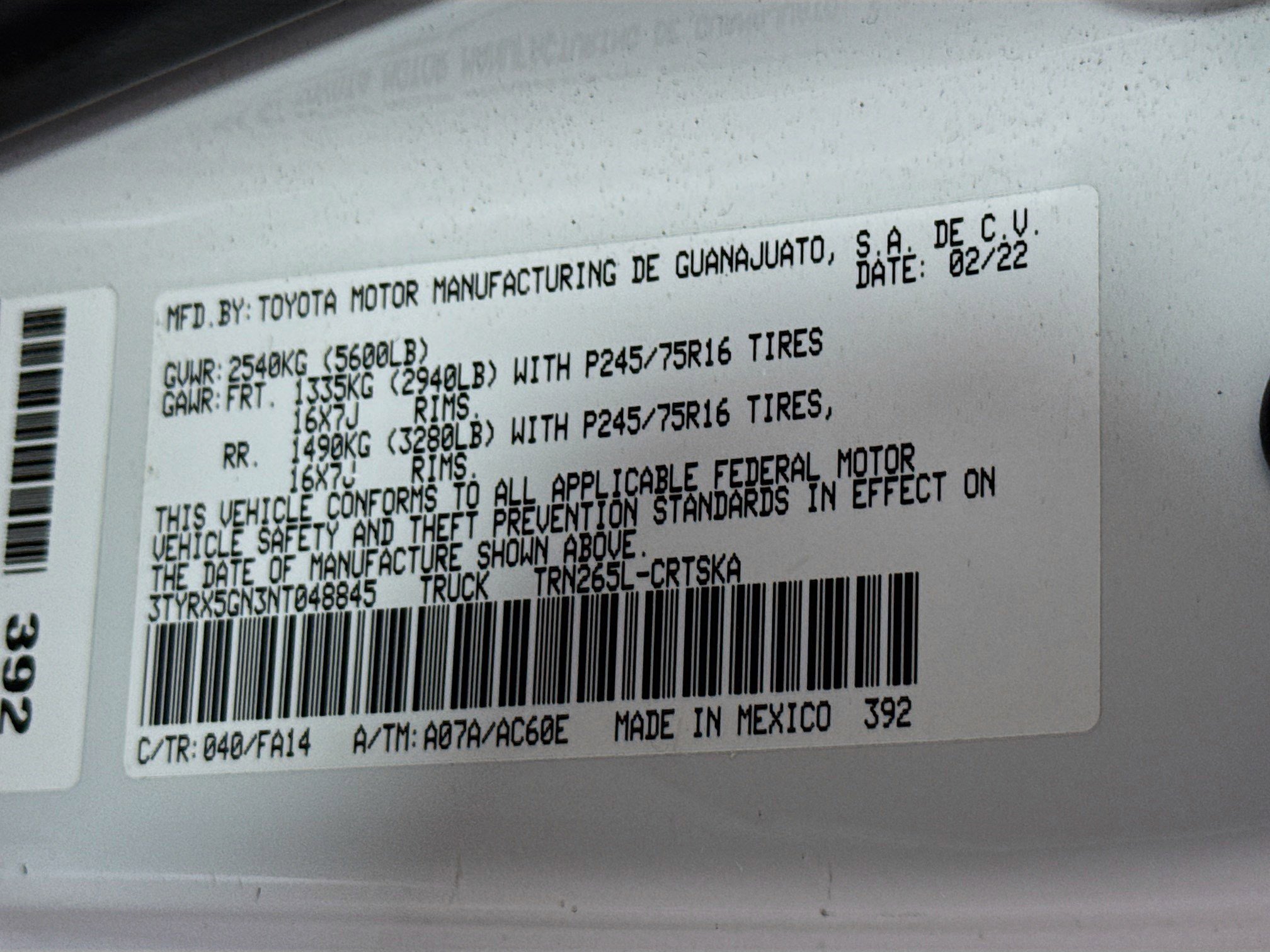 Used 2022 Toyota Tacoma SR image 39