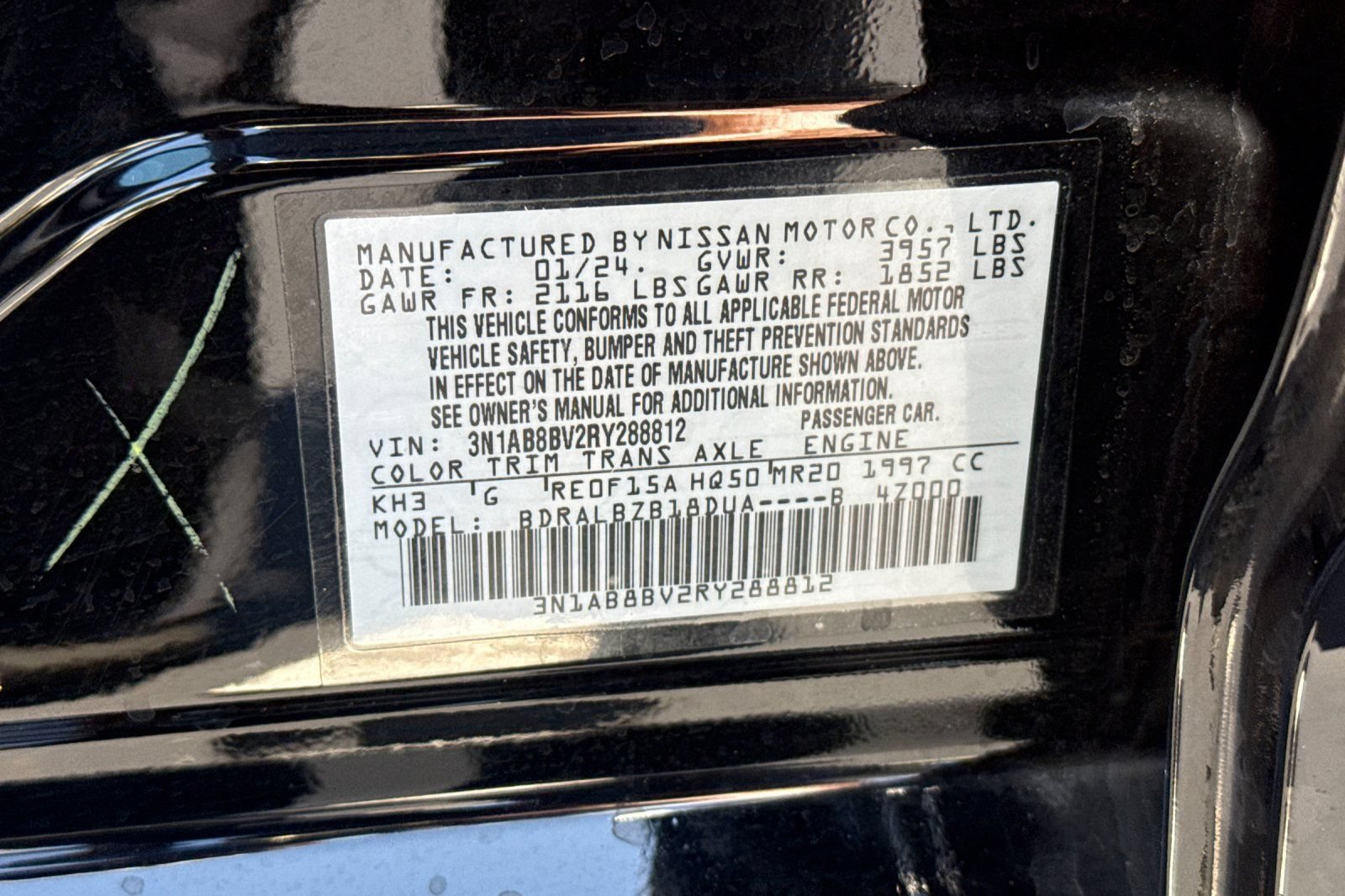 Used 2024 Nissan Sentra S FWD image 37