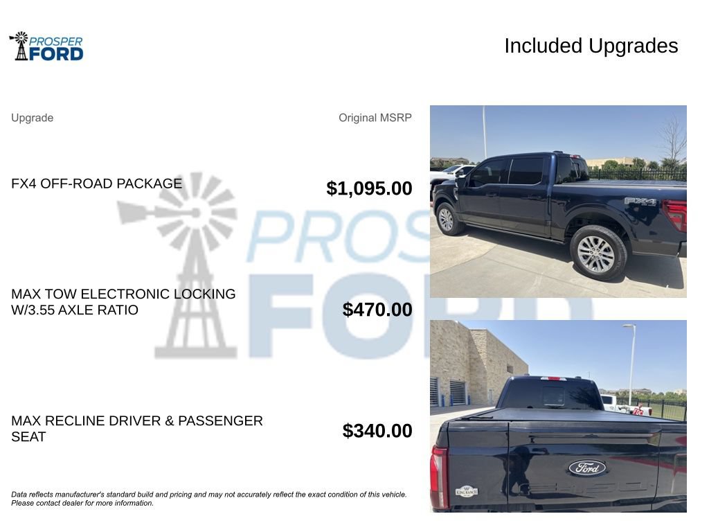 Used 2024 Ford F150 King Ranch w/ FX4 Off-Road Package AWD/4WD image 3