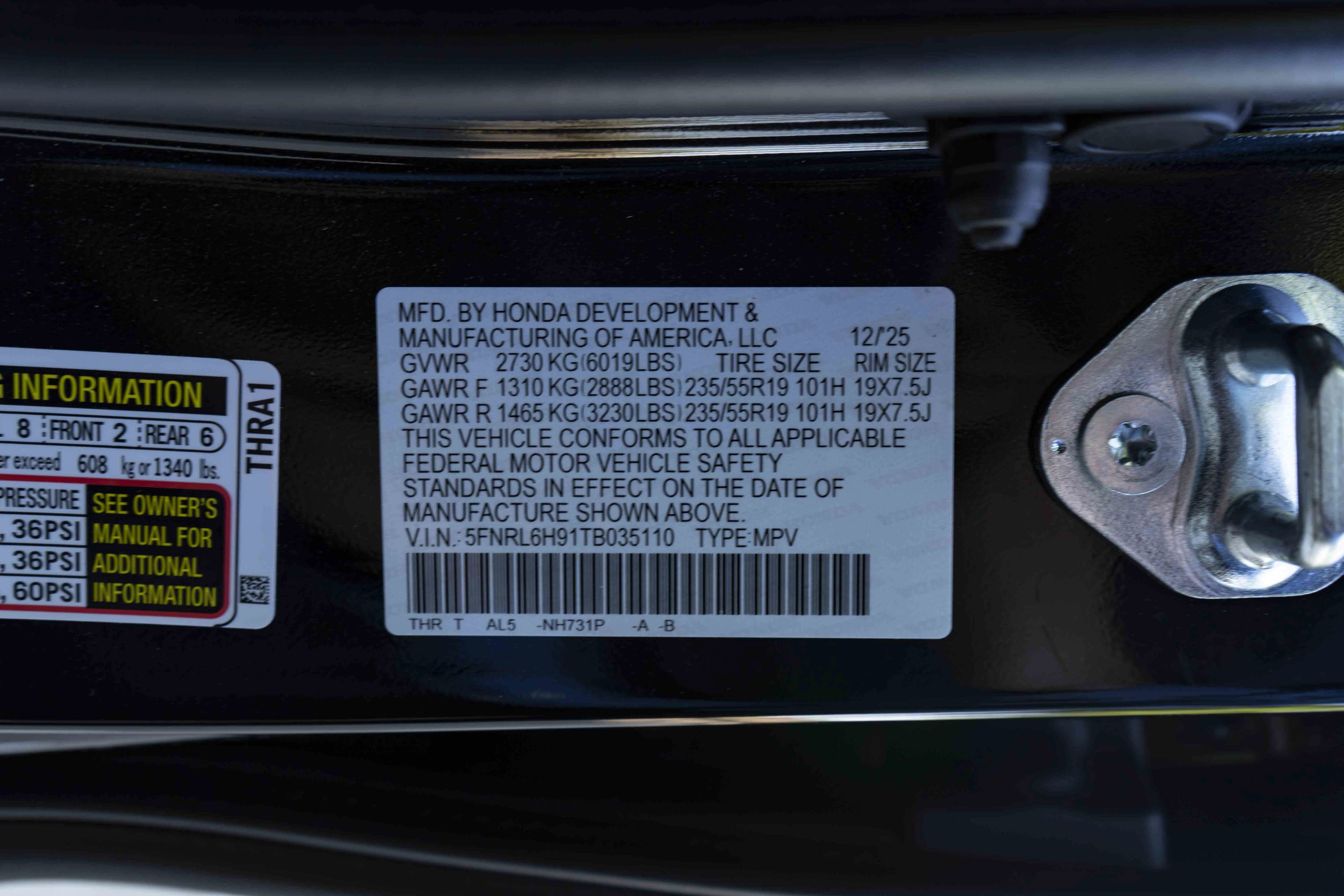 Used 2026 Honda Odyssey Elite image 50
