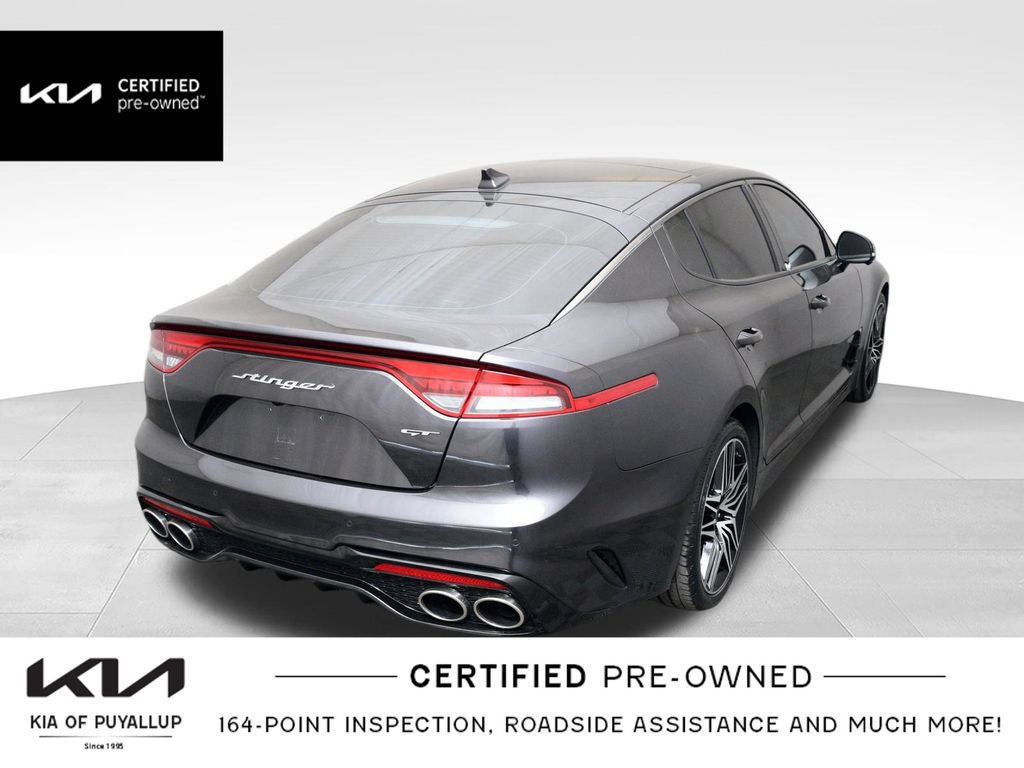 Certified 2022 Kia Stinger GT2 w/ Red Interior Color Package RWD image 6