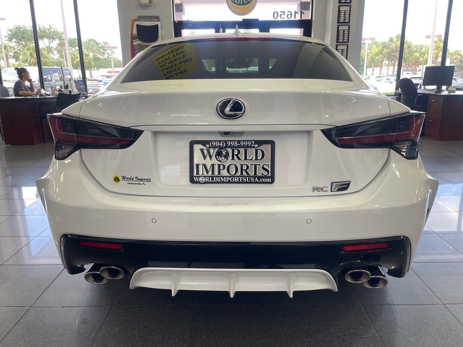 Used 2021 Lexus RC F w/ Premium Package RWD image 4