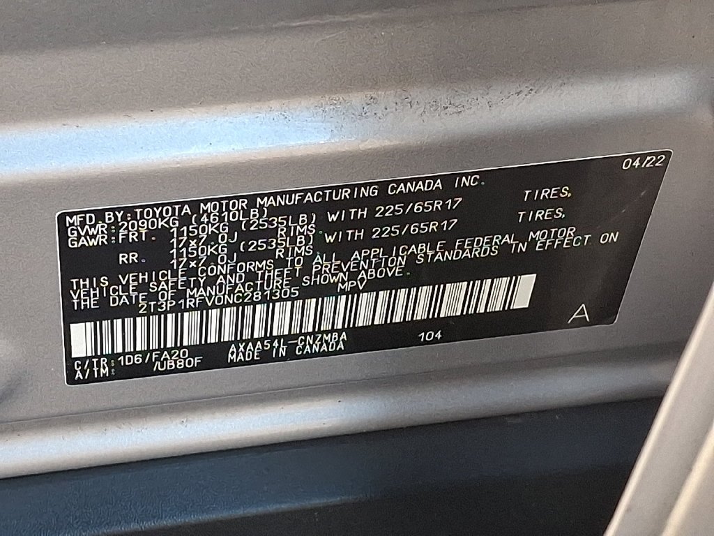Used 2022 Toyota RAV4 XLE AWD/4WD image 29