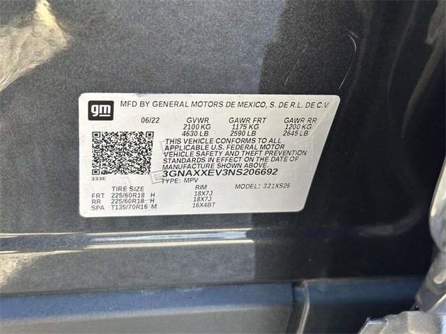 Used 2022 Chevrolet Equinox Premier image 16