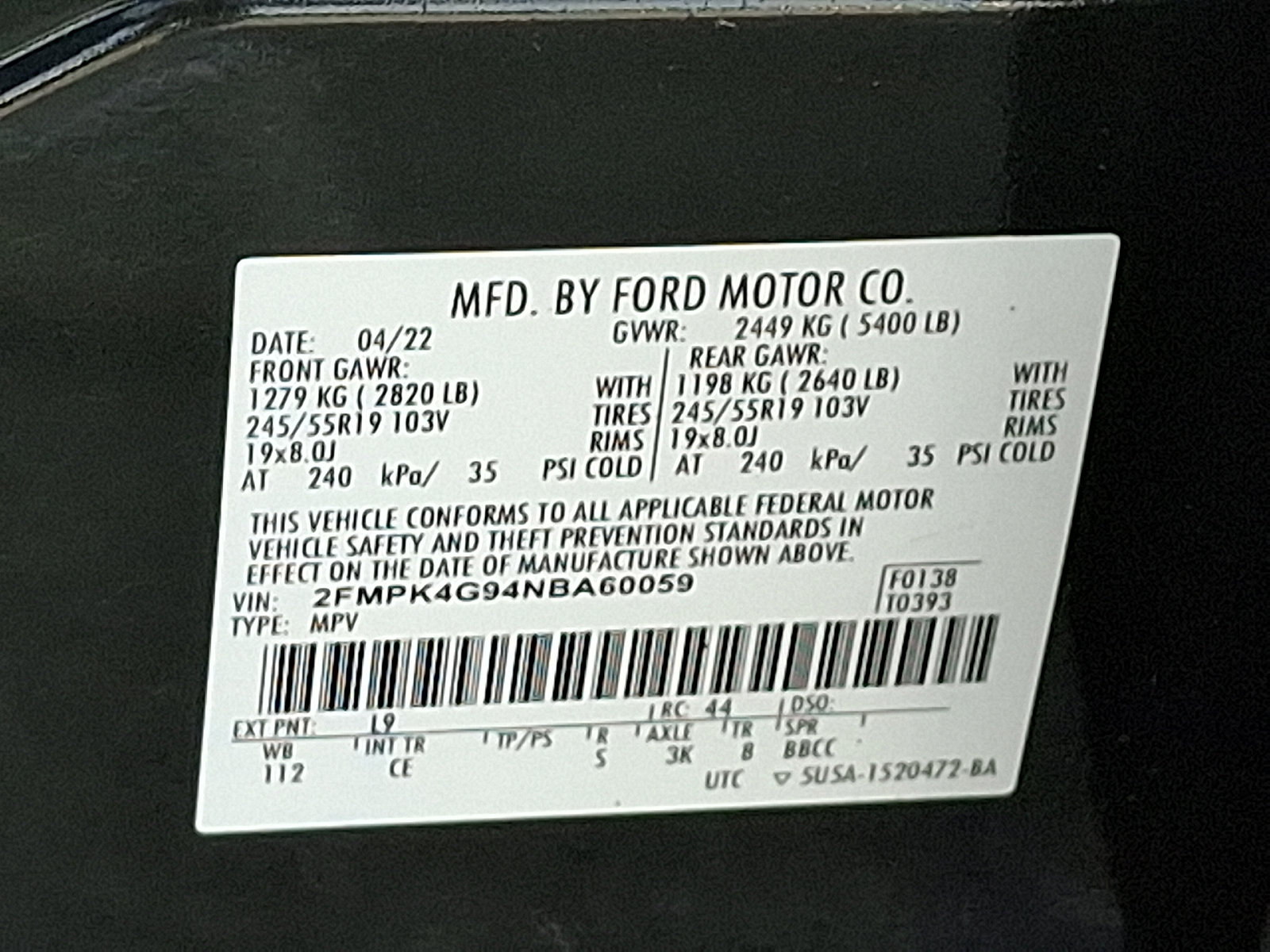 Certified 2022 Ford Edge SE w/ Black Appearance Package AWD/4WD image 26