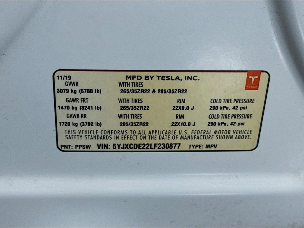 Used 2020 Tesla Model X Long Range AWD/4WD image 46