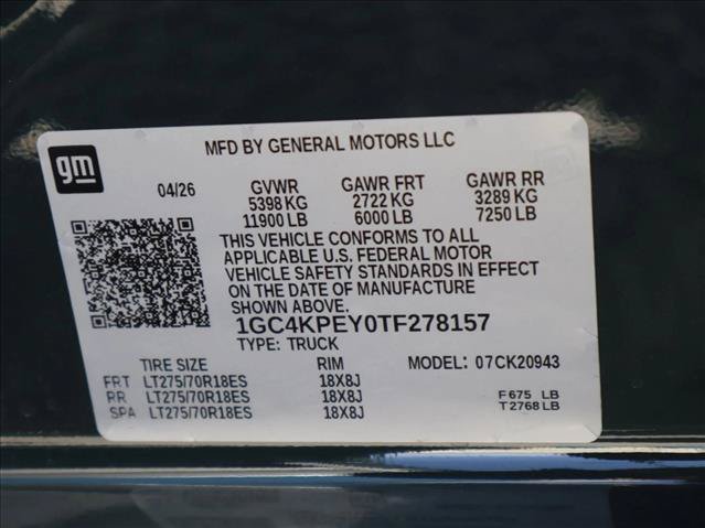 New 2026 Chevrolet Silverado 2500 LTZ w/ LTZ Premium Package AWD/4WD image 20