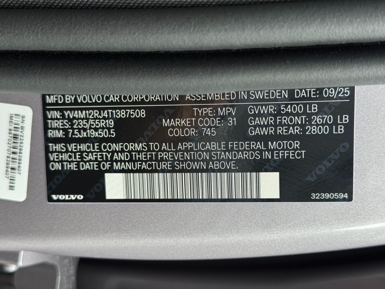 Used 2026 Volvo XC60 B5 Core w/ Climate Package AWD/4WD image 48