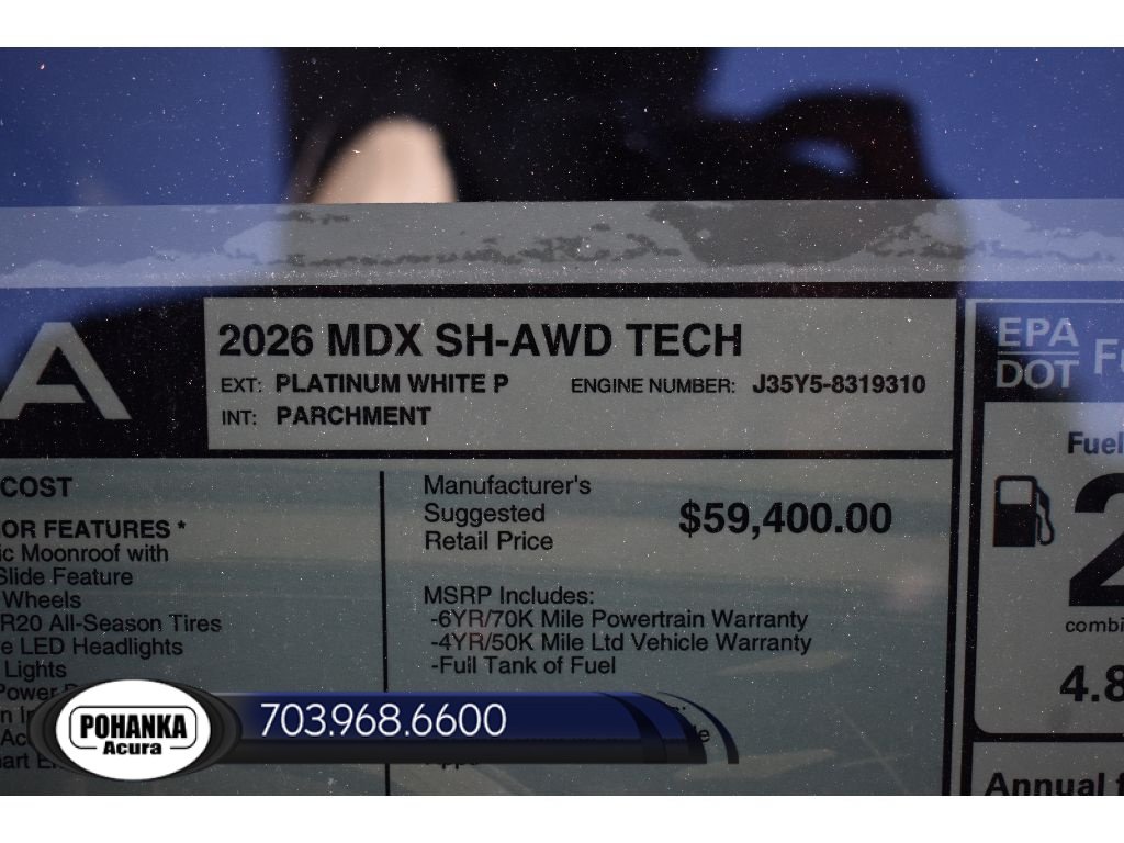 New 2026 Acura MDX w/ Technology Package AWD/4WD image 38