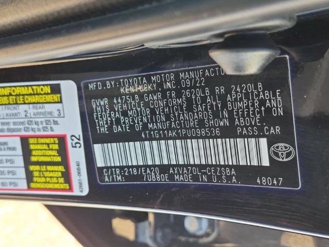 Used 2023 Toyota Camry SE w/ Protection Package (Q2) (TMS) FWD image 32