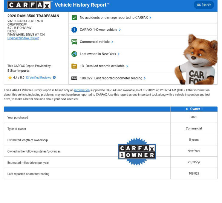 Used 2020 RAM 3500 Tradesman image 2