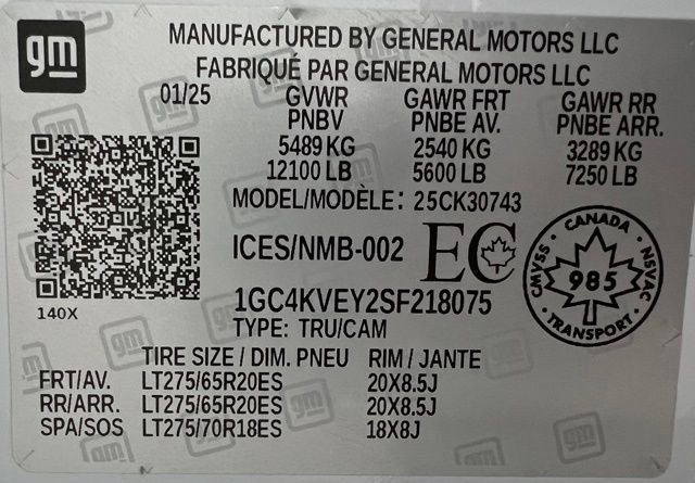 Used 2025 Chevrolet Silverado 3500 High Country w/ Technology Package image 55