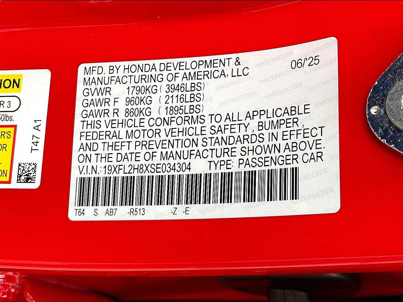 New 2025 Honda Civic Sport image 17