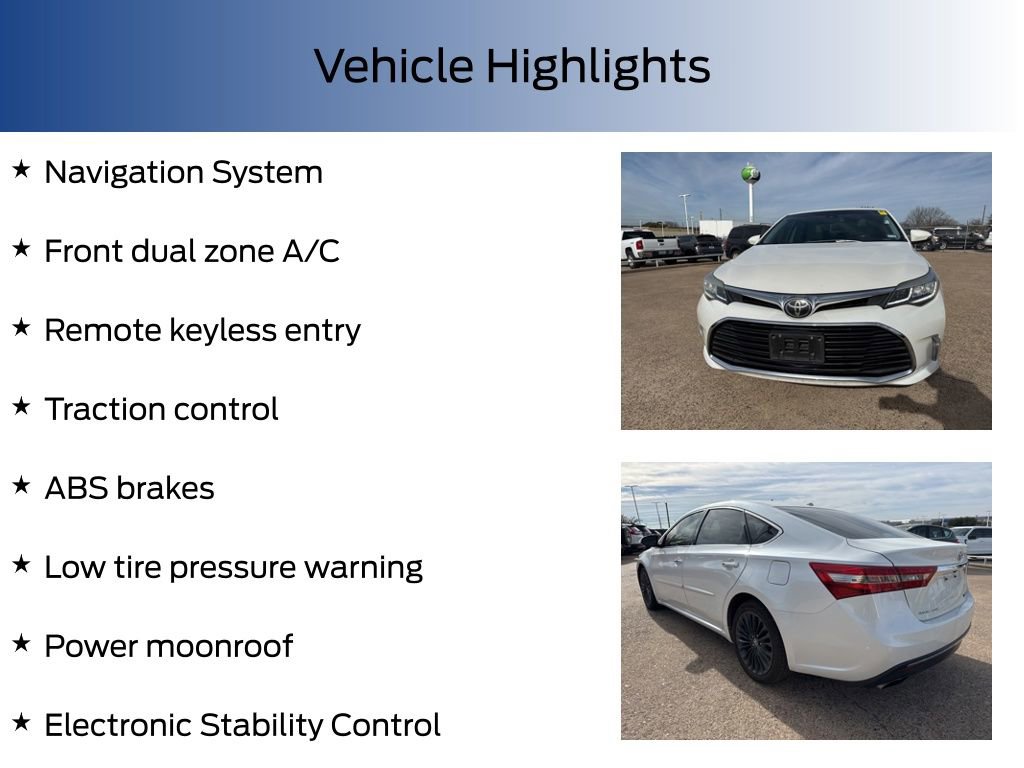 Used 2017 Toyota Avalon Touring image 6