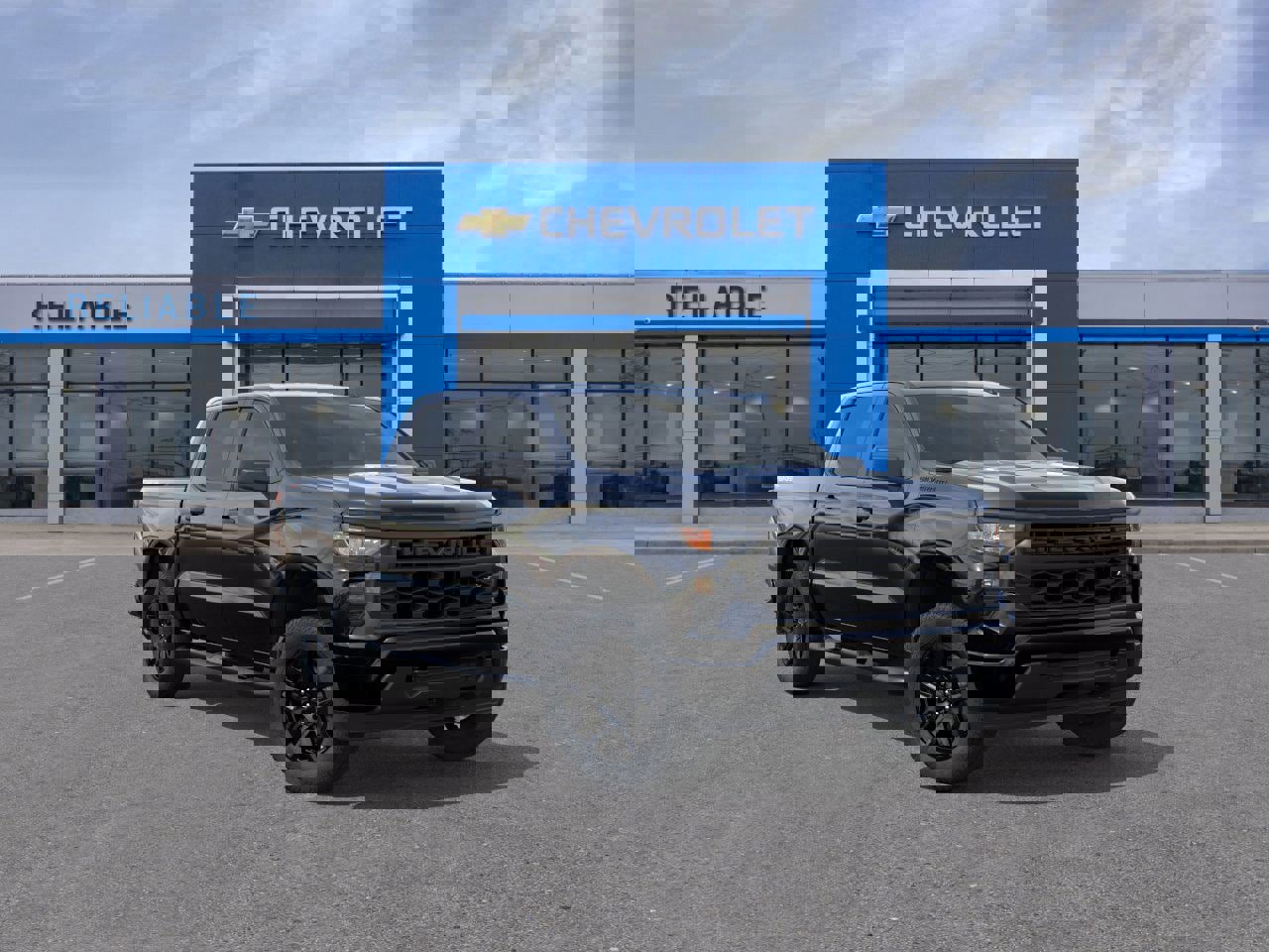 New 2026 Chevrolet Silverado 1500 Custom w/ Turbomax Blackout Package