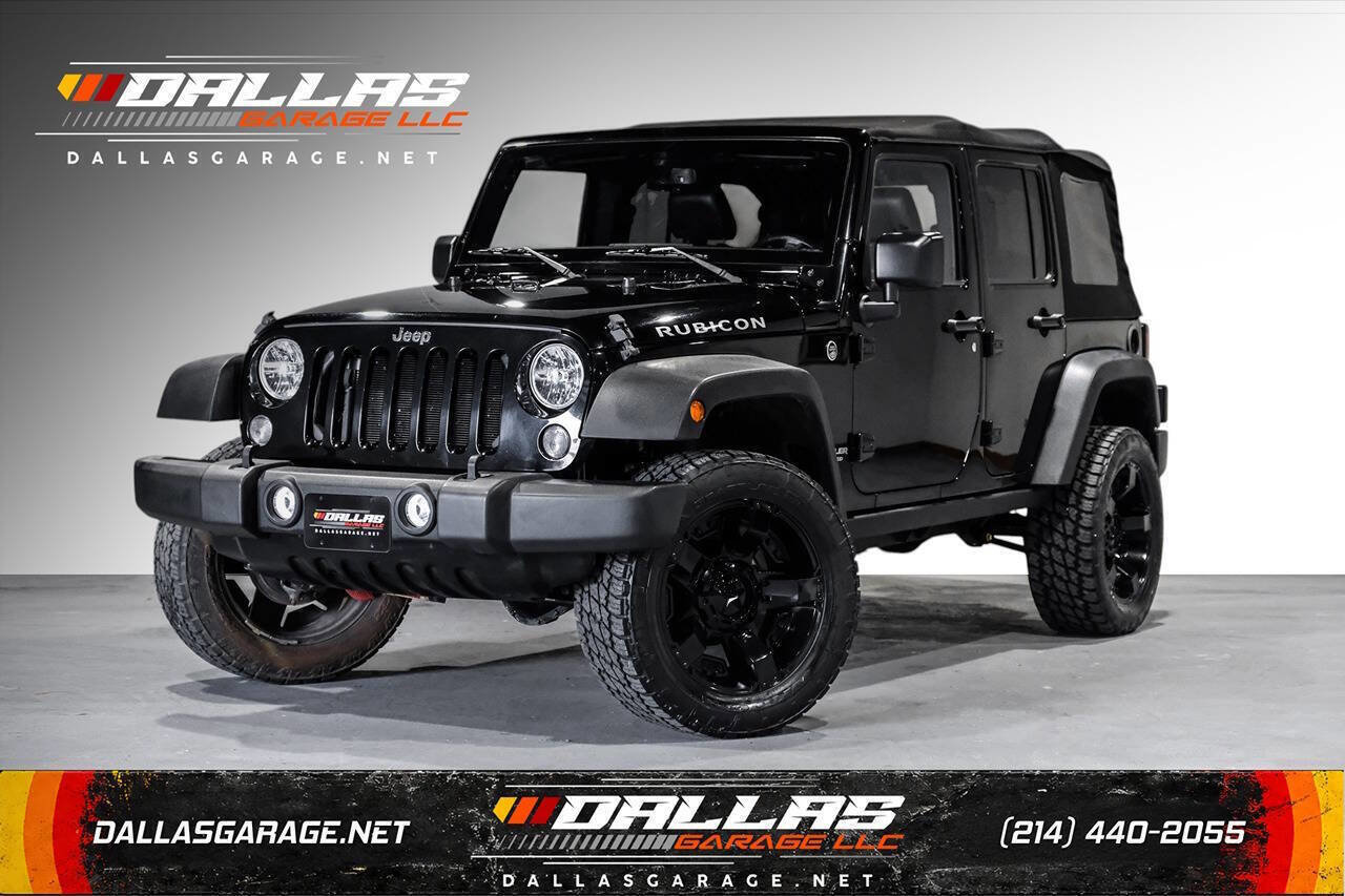 Used 2015 Jeep Wrangler Unlimited Rubicon w/ Connectivity Group AWD/4WD image 1