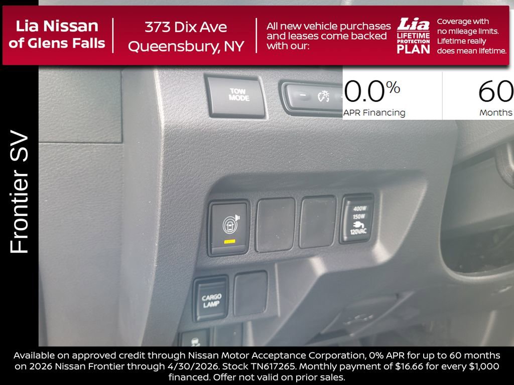 New 2026 Nissan Frontier SV w/ SV Convenience Package image 16