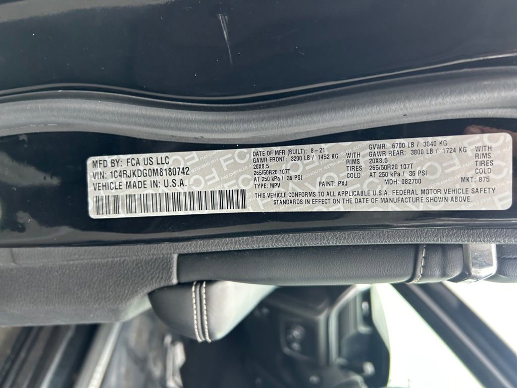 Used 2021 Jeep Grand Cherokee L Overland w/ Luxury Tech Group IV image 34