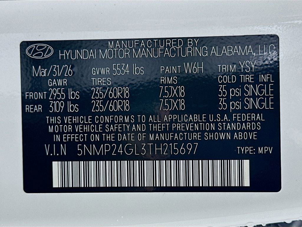 New 2026 Hyundai Santa Fe SEL FWD image 23