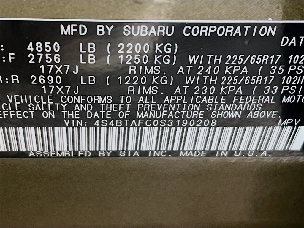 Used 2025 Subaru Outback Premium image 29