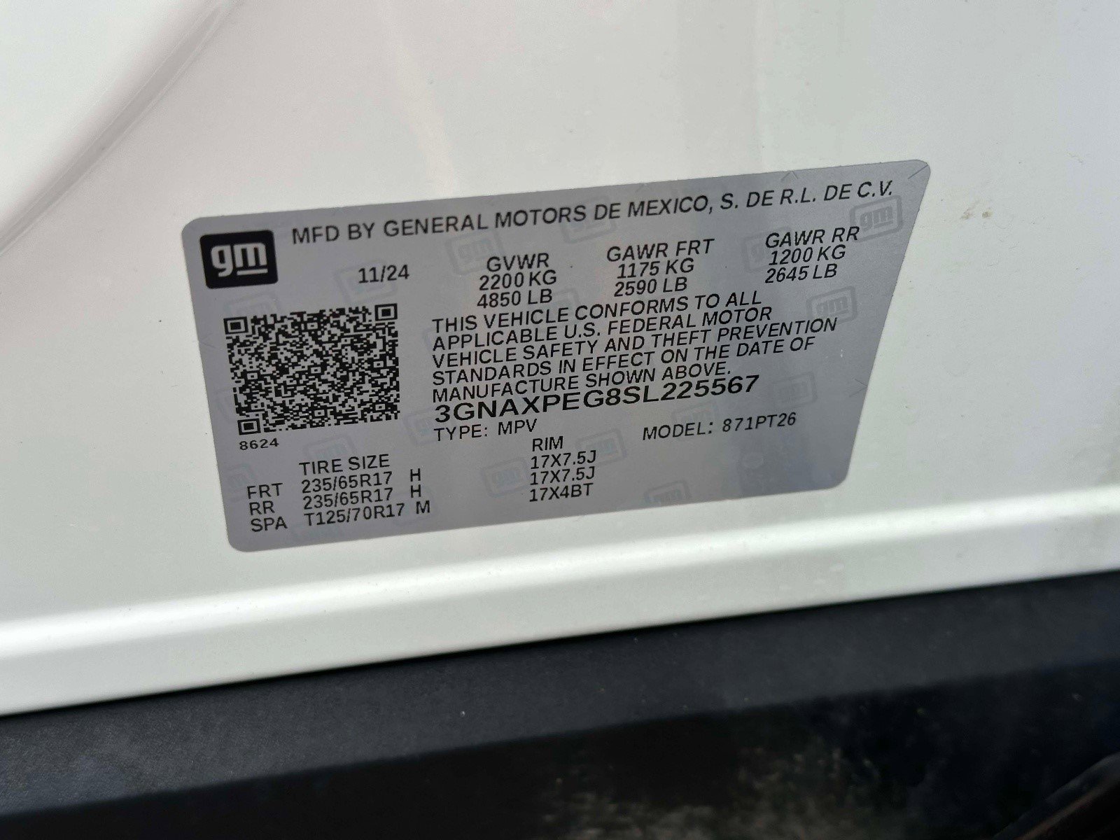 Certified 2025 Chevrolet Equinox LT w/ Convenience Package II AWD/4WD image 15