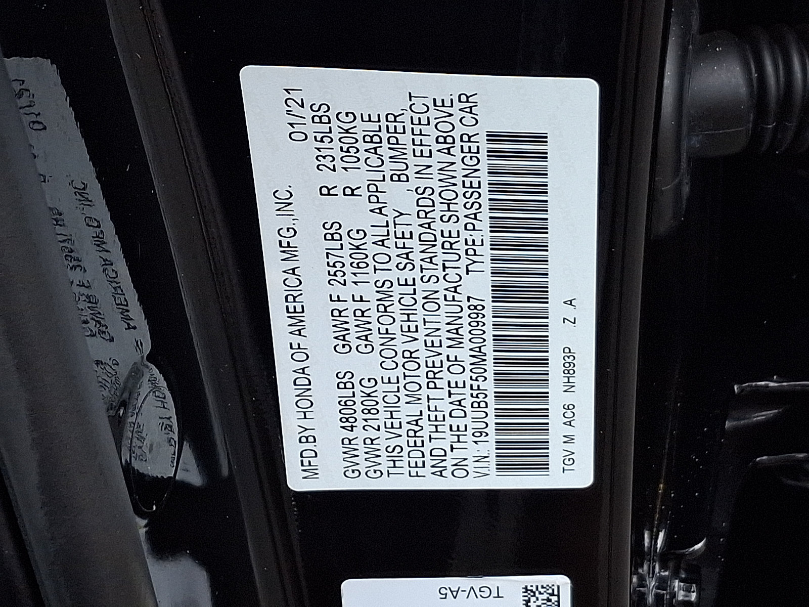 Used 2021 Acura TLX w/ A-SPEC Package FWD image 27