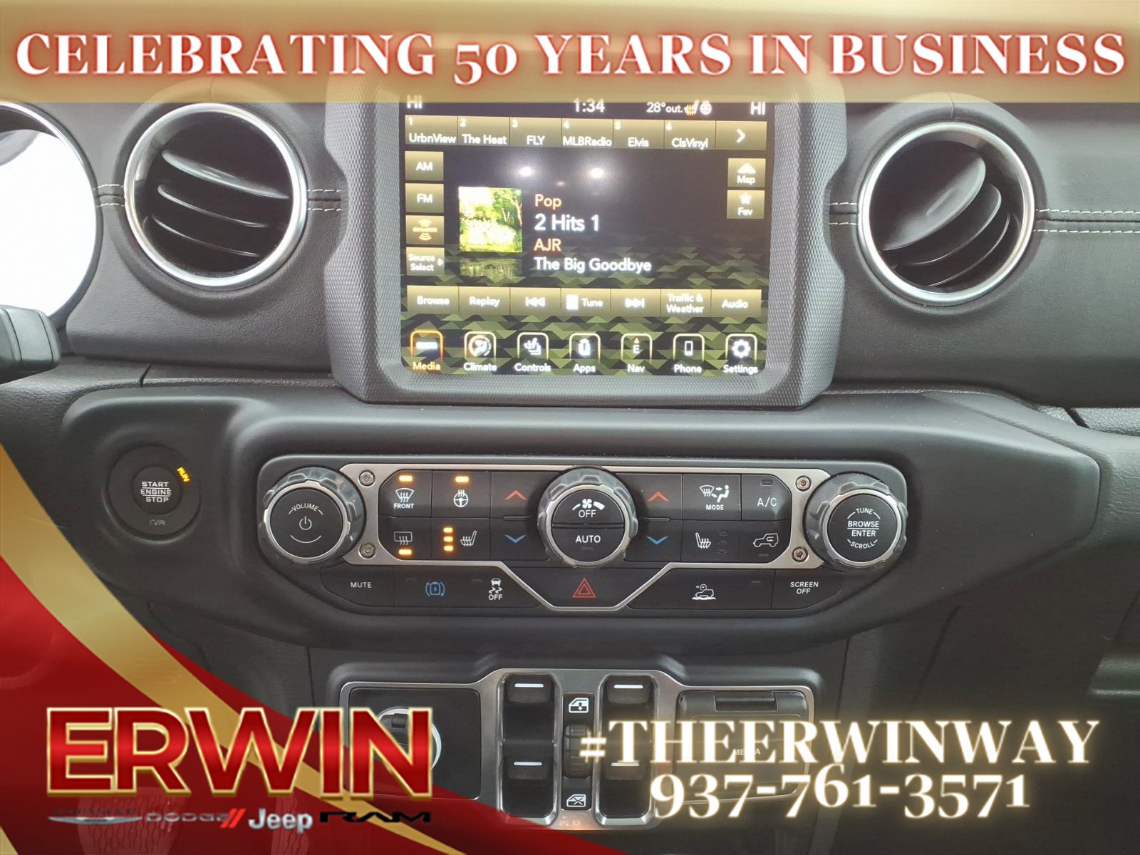 Certified 2023 Jeep Wrangler Unlimited Sahara w/ Cold Weather Group image 20