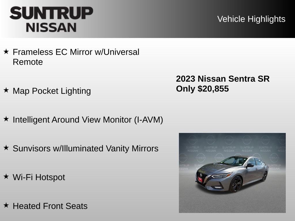 Used 2023 Nissan Sentra SR w/ SR Premium Package FWD image 23