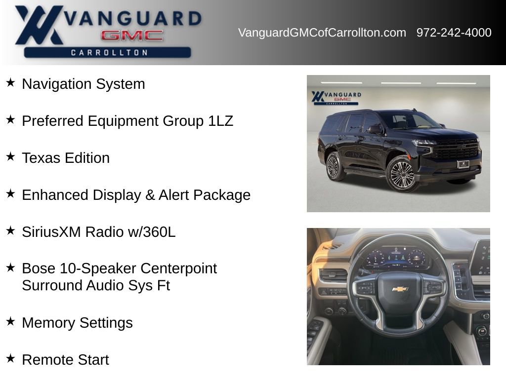 Used 2023 Chevrolet Tahoe Premier w/ Texas Edition image 6