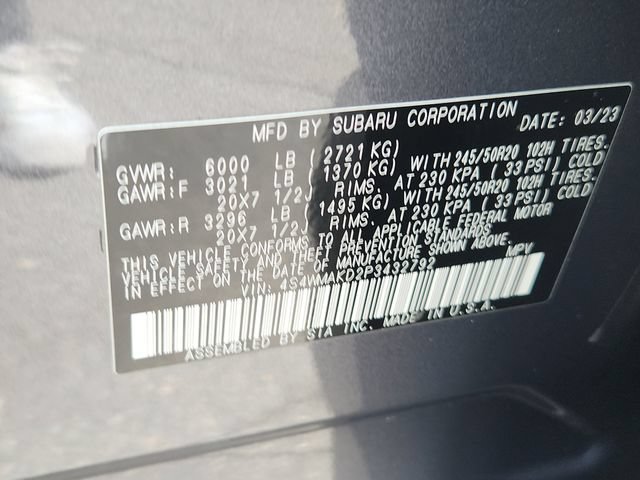 Used 2023 Subaru Ascent Onyx Edition Limited AWD/4WD image 16