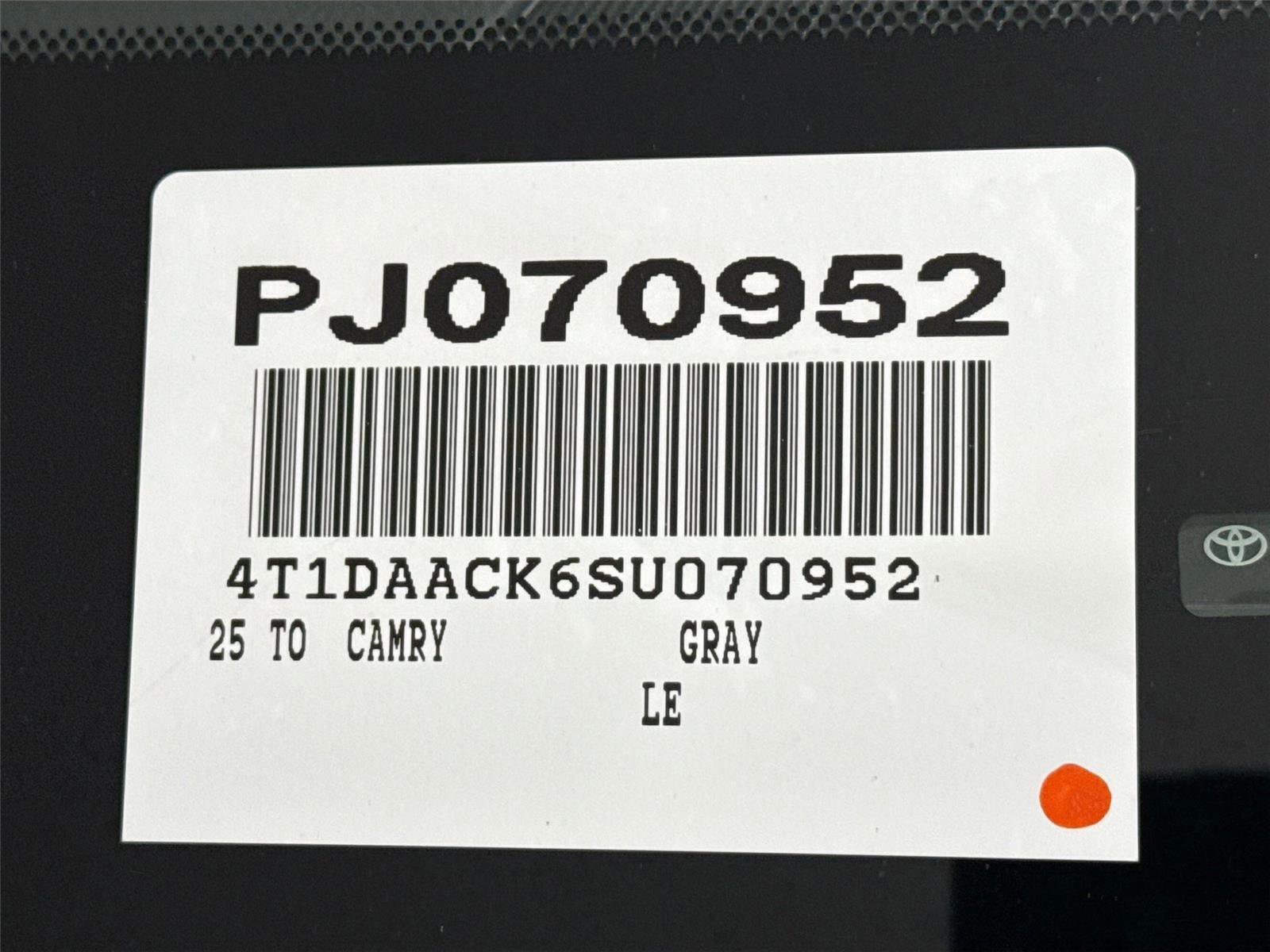 Certified 2025 Toyota Camry LE FWD image 44