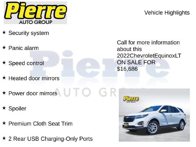 Used 2022 Chevrolet Equinox LT AWD/4WD image 22