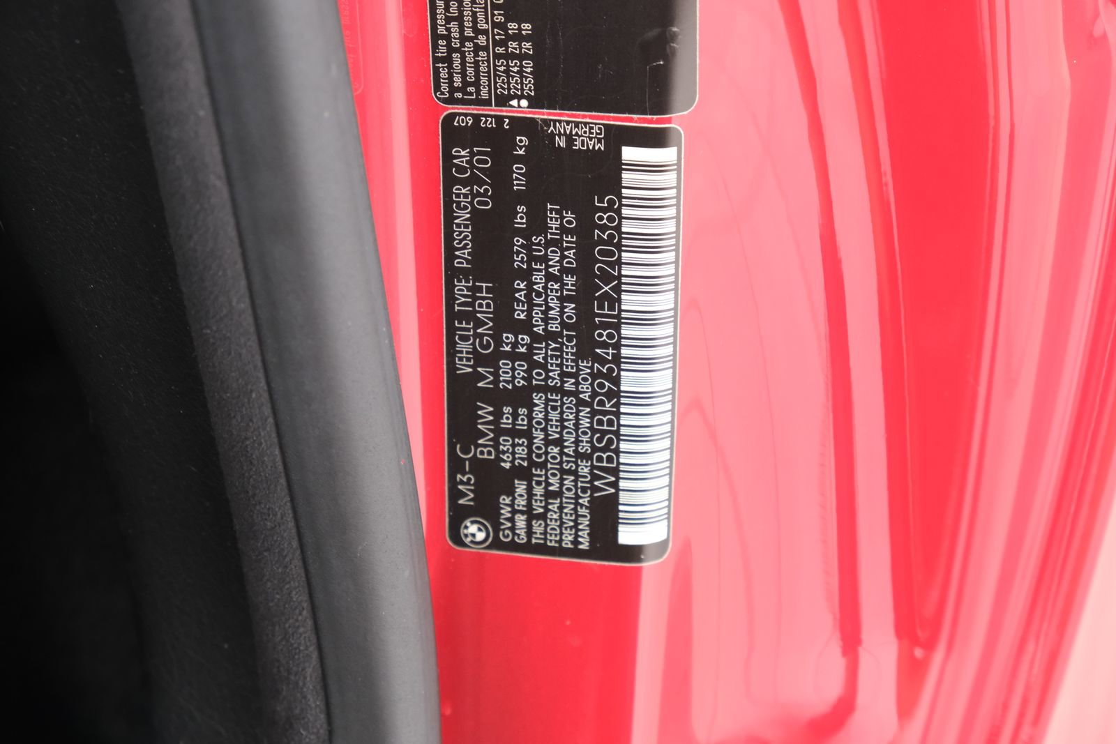 Used 2001 BMW M3 Convertible RWD image 33