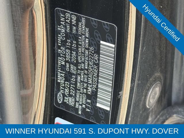 Certified 2023 Hyundai Elantra SEL w/ Preferred Accessory Package FWD image 12