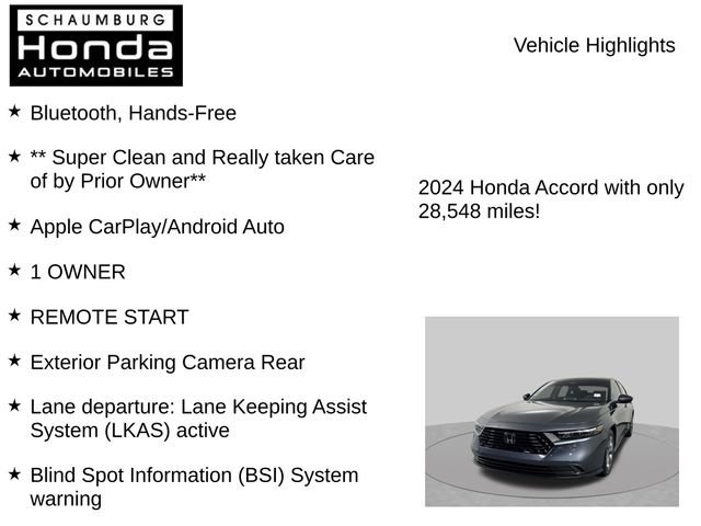 Certified 2024 Honda Accord EX image 14