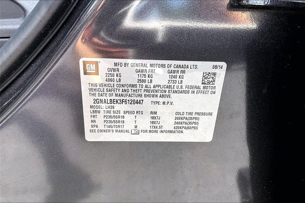 Used 2015 Chevrolet Equinox LT FWD image 34