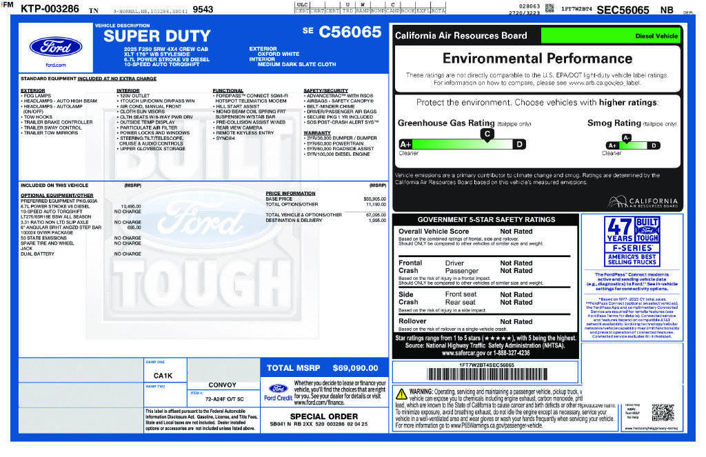 Used 2025 Ford F250 XLT AWD/4WD image 45