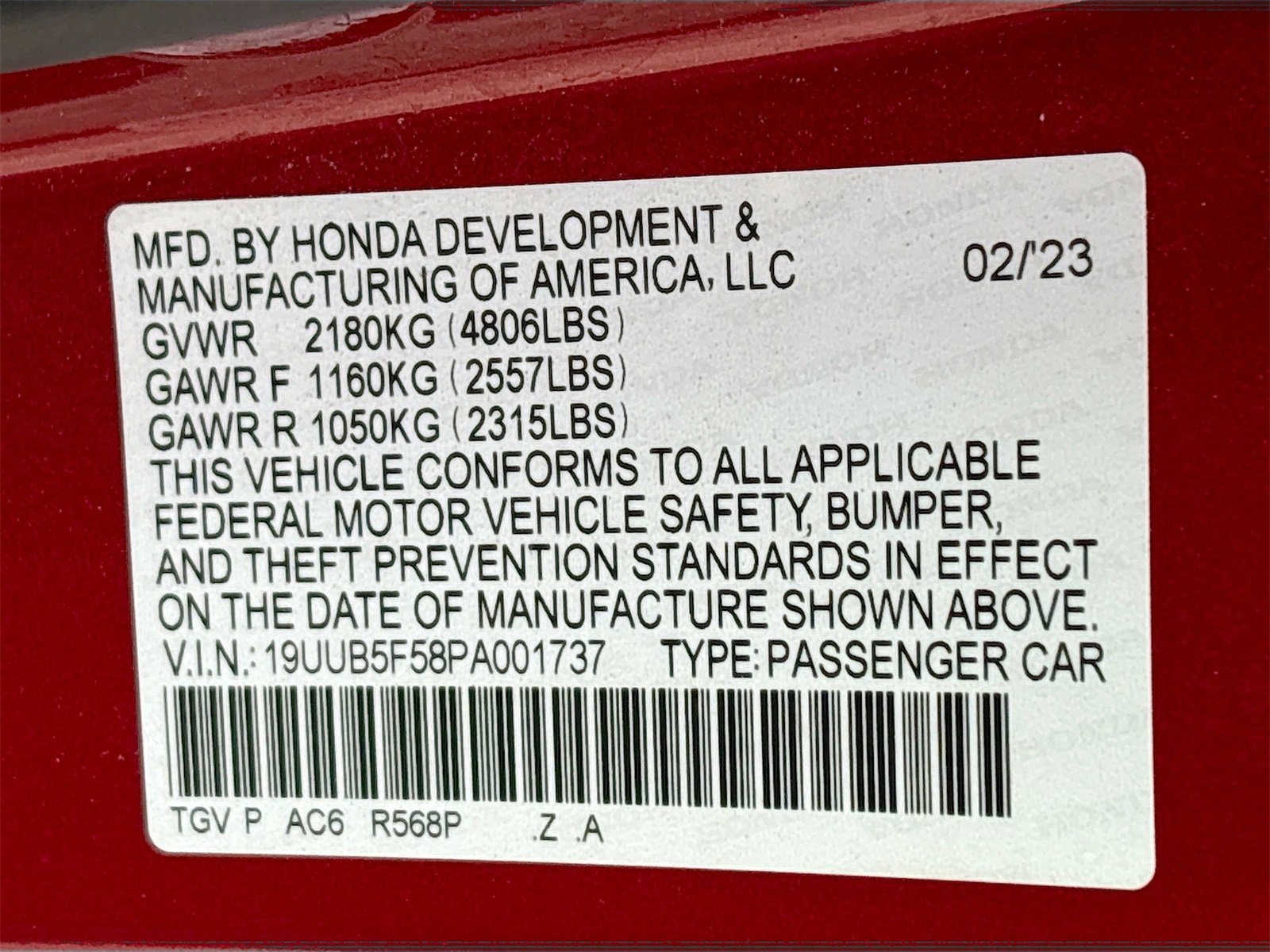 Used 2023 Acura TLX A-Spec Package image 34