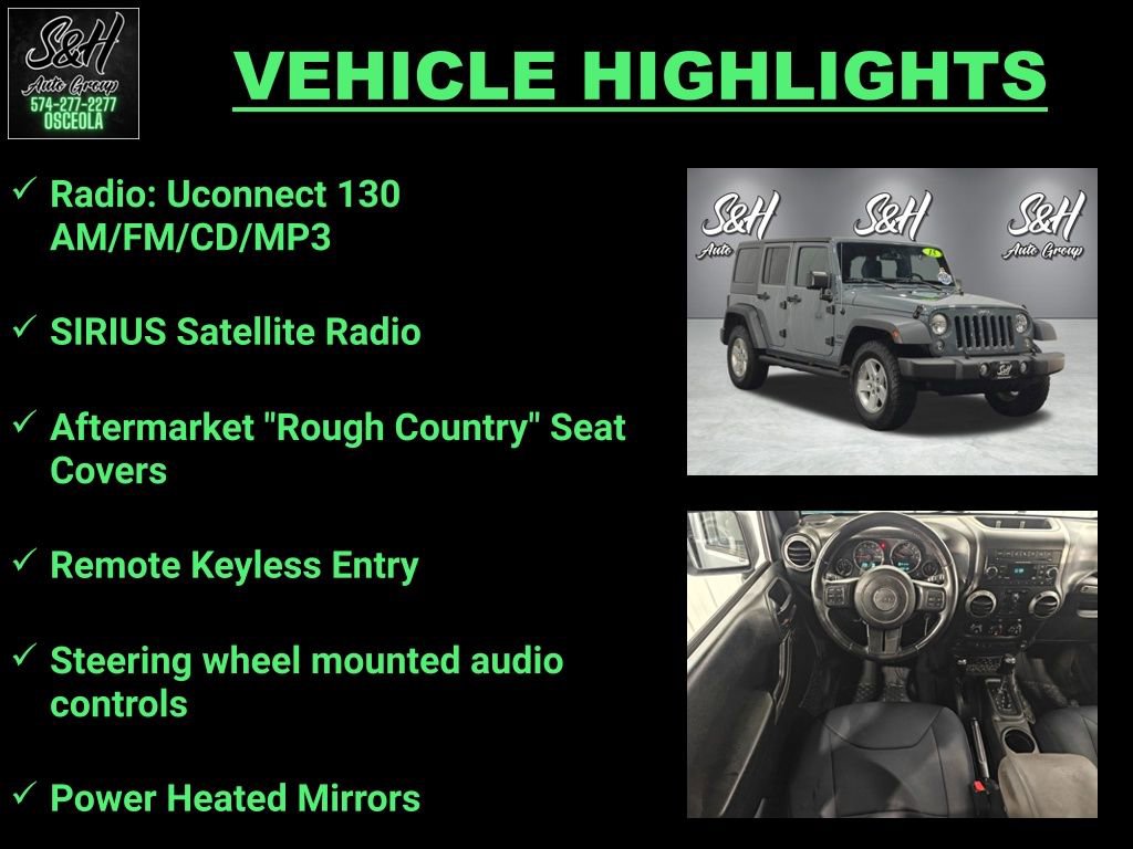 Used 2015 Jeep Wrangler Unlimited Sport w/ Quick Order Package 24S image 3