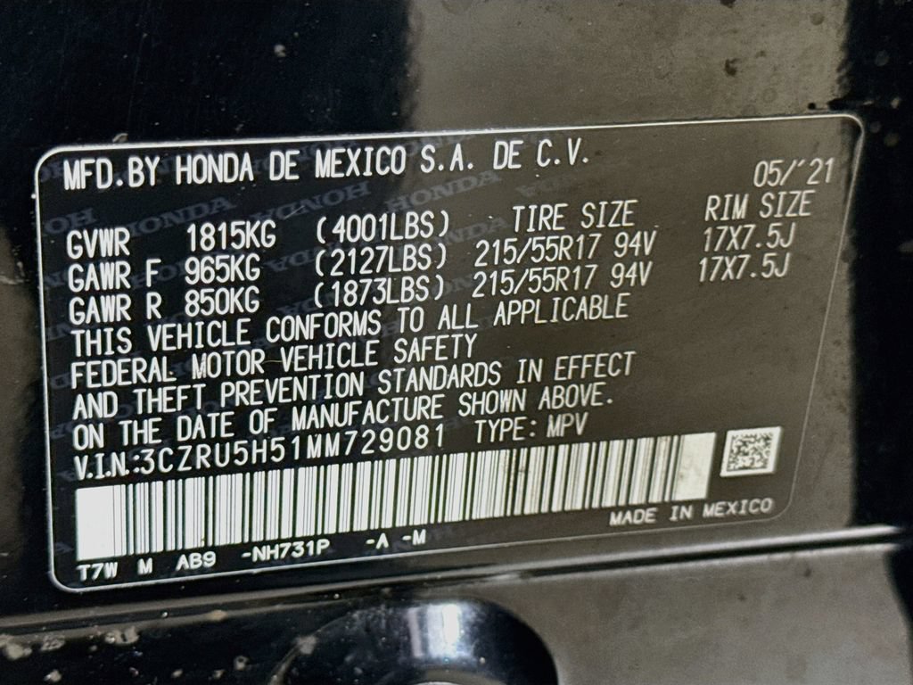 Used 2021 Honda HR-V EX image 29