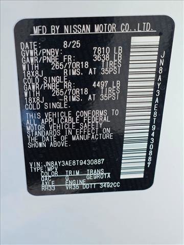 New 2026 Nissan Armada SV image 16