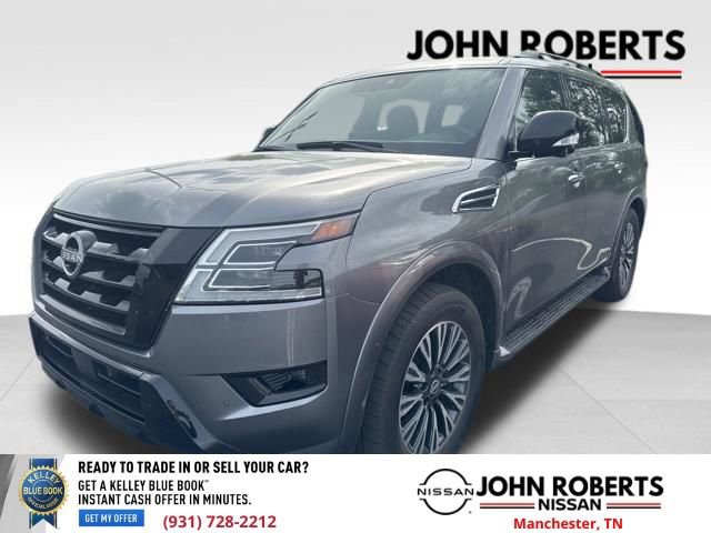 Used 2023 Nissan Armada SL w/ Midnight Edition Package RWD image 2
