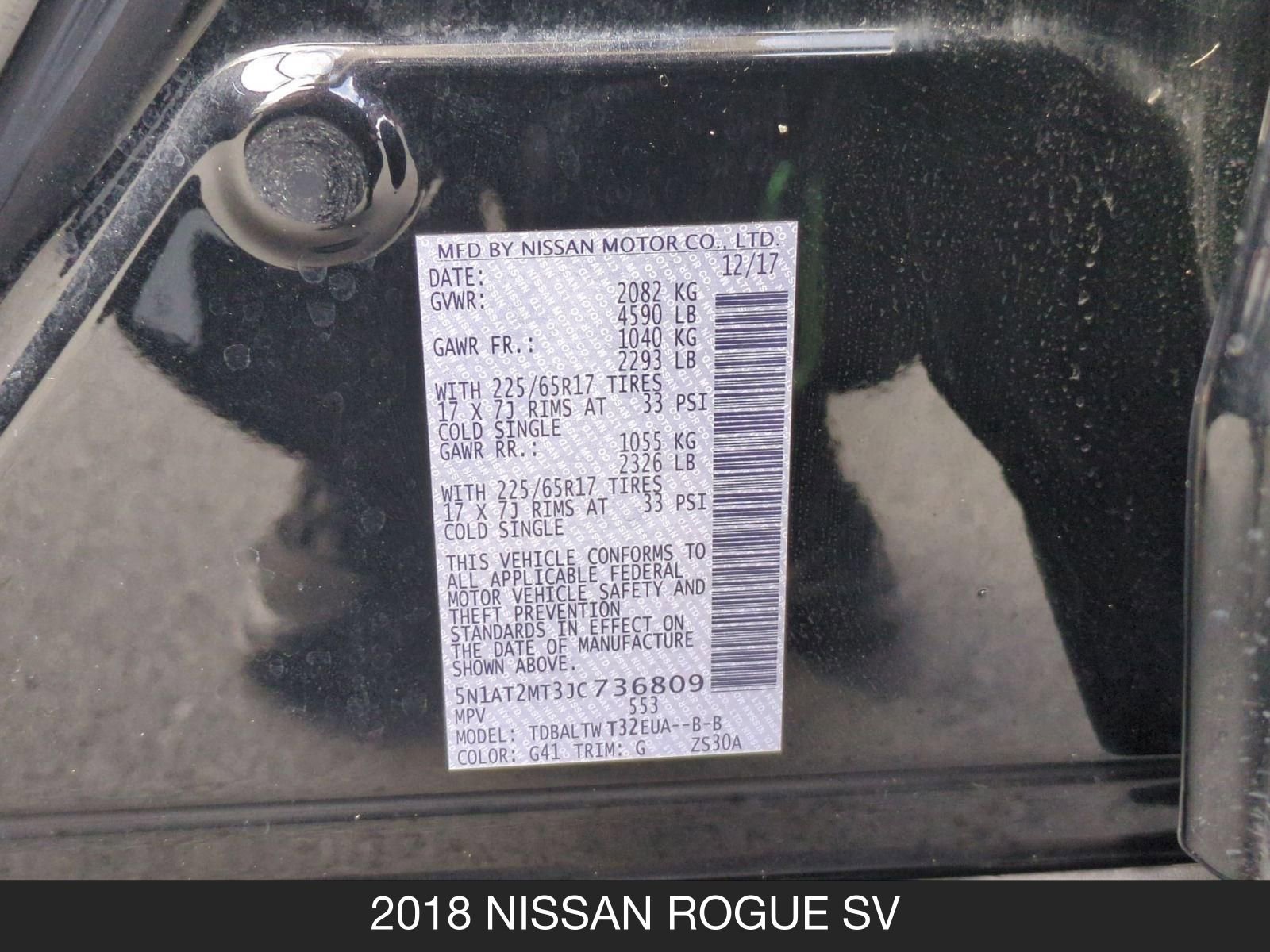 Used 2018 Nissan Rogue SV w/ Premium Package FWD image 26