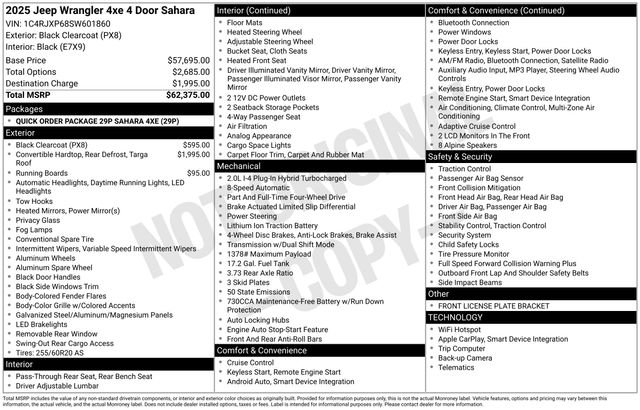 Used 2025 Jeep Wrangler Unlimited Sahara image 7