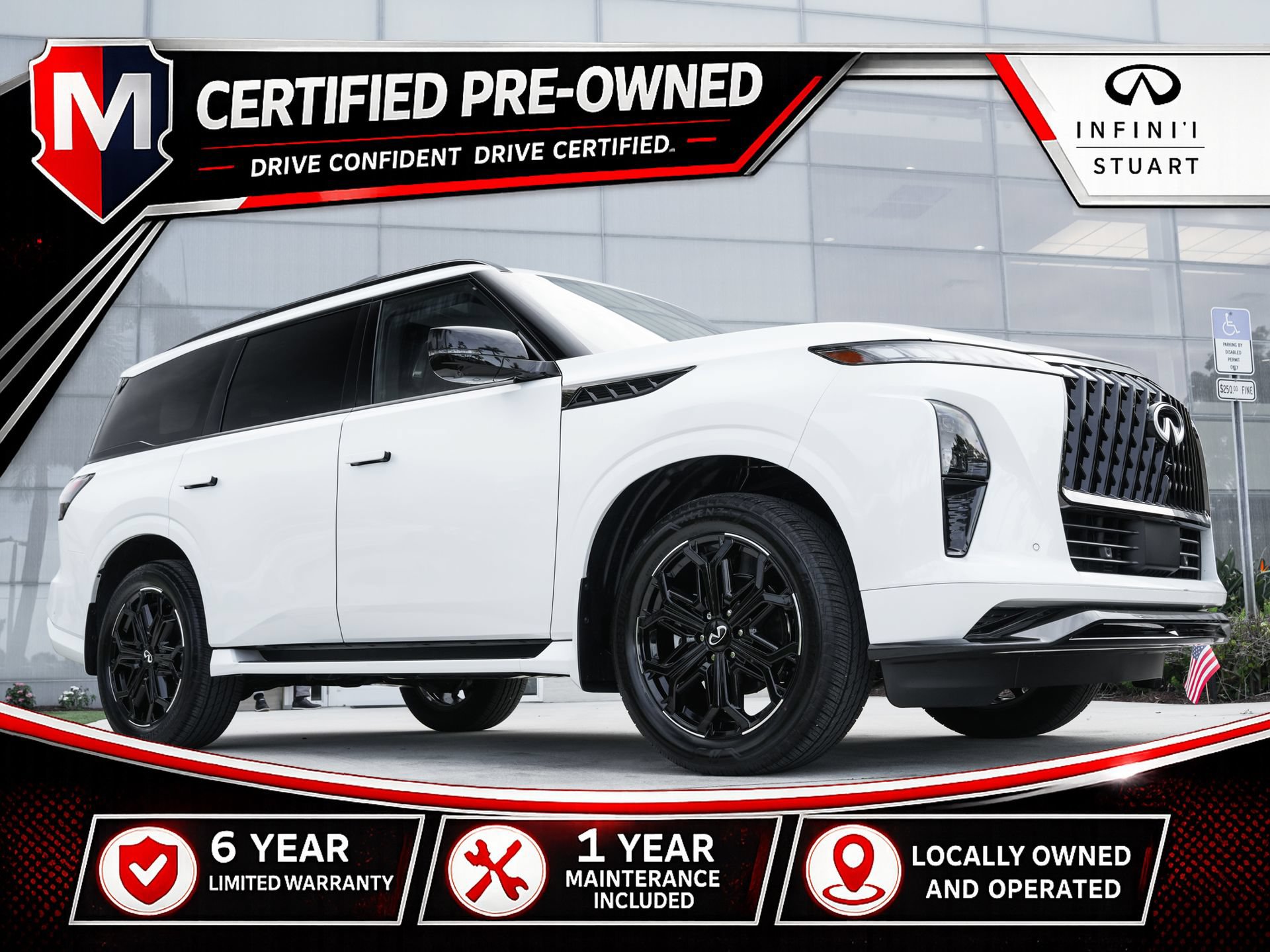 Certified 2026 INFINITI QX80 4WD w/ Sport Exterior Package image 1
