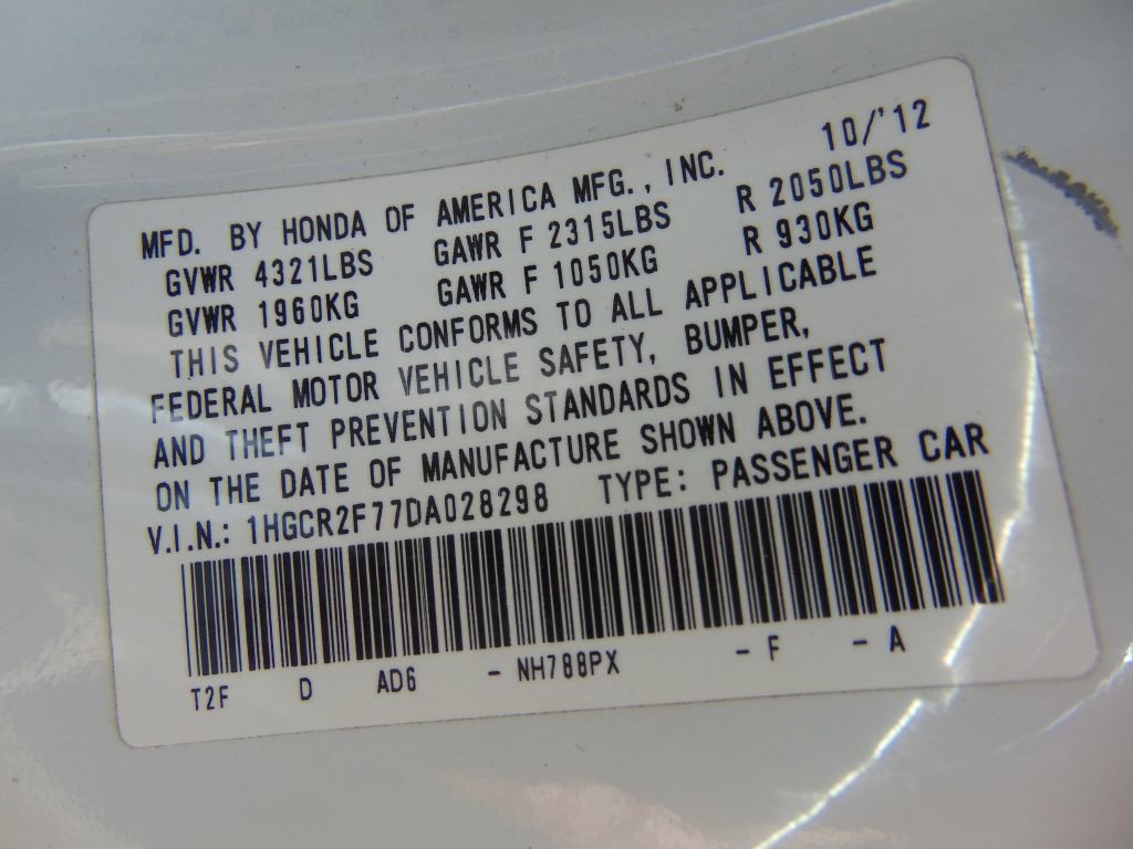 Used 2013 Honda Accord EX image 28