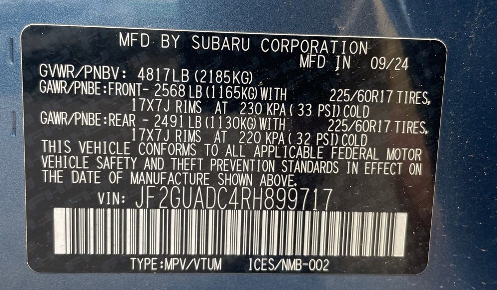 Used 2024 Subaru Crosstrek 2.0i Premium image 28