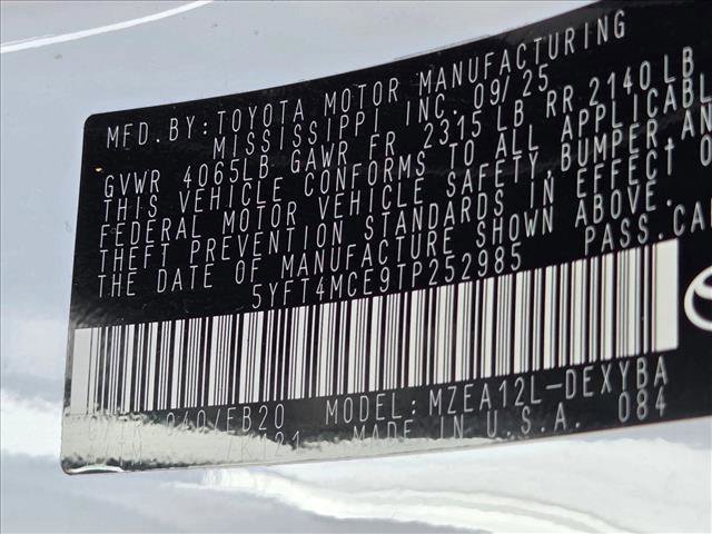 Certified 2026 Toyota Corolla XSE w/ Carpet Mat Package (TMS) image 25