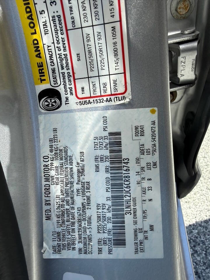 Used 2012 Lincoln MKZ AWD image 5